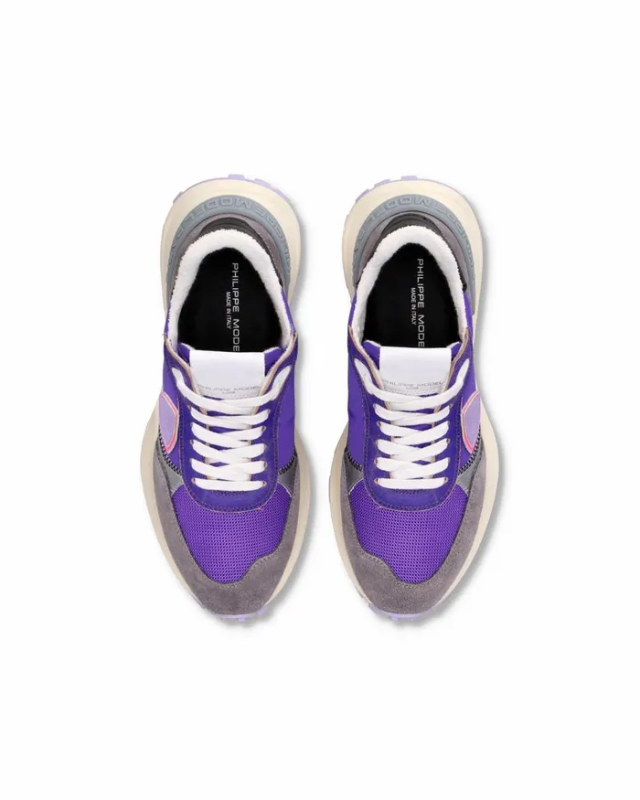 Women Antibes Sneakers ViolaGray Shoes Philippe Model Paris Running