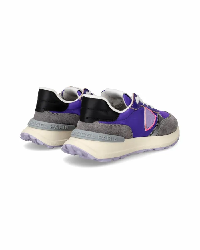 Women Antibes Sneakers ViolaGray Shoes Philippe Model Paris Running