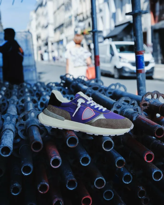 Women Antibes Sneakers ViolaGray Shoes Philippe Model Paris Running