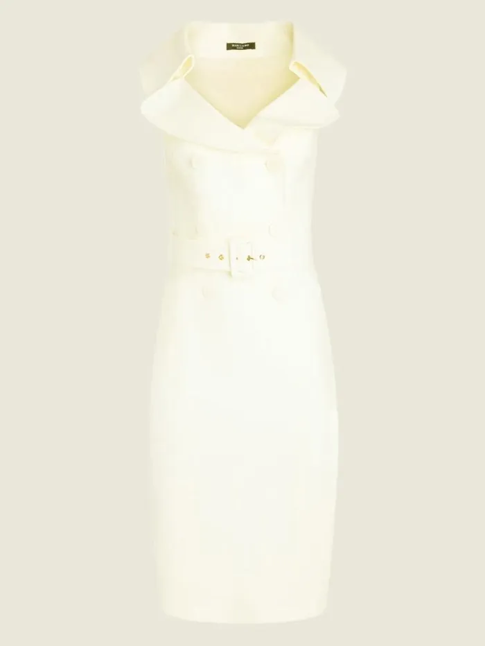 Women Audrey Portrait Neck Dress Pale Pearl Marciano Dresses Women Audrey Portrait Neck Dress Pale Pearl Marciano Dresses