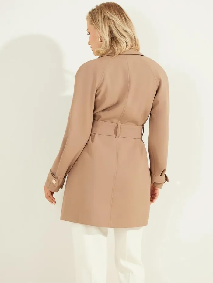 Women Austin Wrap Coat Shiitake Brown Marciano Jackets Women Austin Wrap Coat Shiitake Brown Marciano Jackets