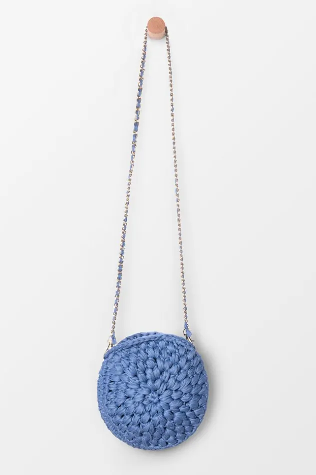 Women Bags Cupshe Bova Small Chain Braided Blue Shoulder Bag Blue