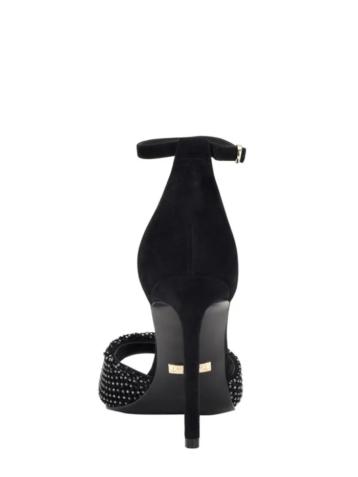 Women Balie Rhinestone Sandal Black1 Marciano Shoes