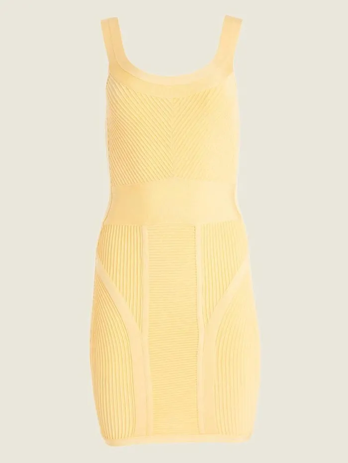 Women Bella Bandage Dress Cornsilk Marciano Dresses Women Bella Bandage Dress Cornsilk Marciano Dresses
