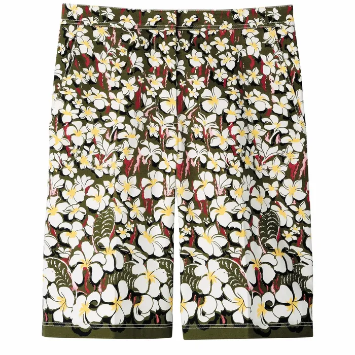 Women Bermuda Shorts Khaki Longchamp Trousers and Shorts