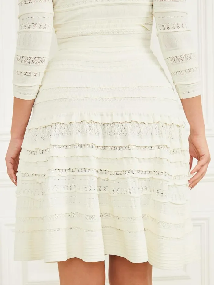 Women Bethany Sweater Skirt Pale Pearl Marciano Bottoms Women Bethany Sweater Skirt Pale Pearl Marciano Bottoms
