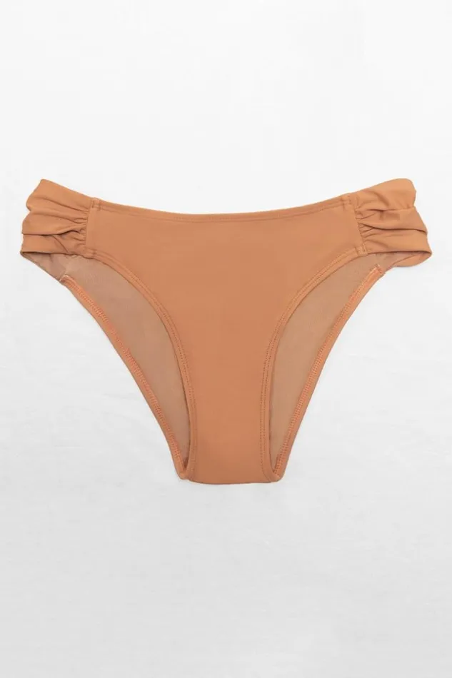 Women Bikini Bottoms Cupshe Brylee Low Waisted Bikini Bottom Orange