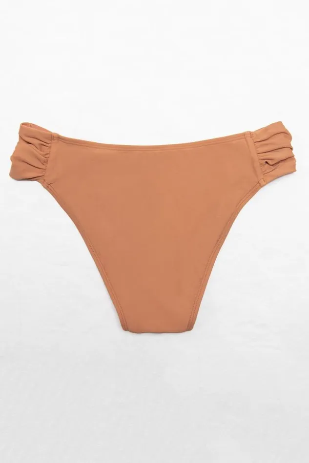 Women Bikini Bottoms Cupshe Brylee Low Waisted Bikini Bottom Orange