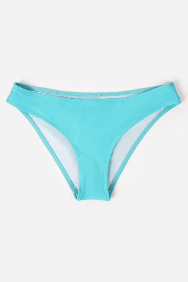 Women Bikini Bottoms Cupshe Cupshe Basics Standard Rise Bottom Blue