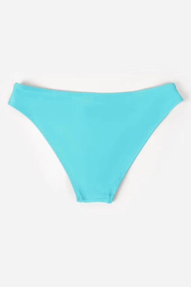 Women Bikini Bottoms Cupshe Cupshe Basics Standard Rise Bottom Blue