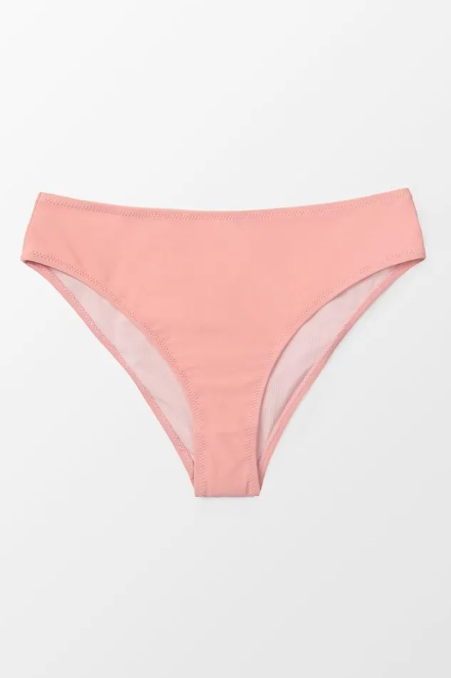 Women Bikini Bottoms Cupshe Emerie Pink Bikini Bottom Pink