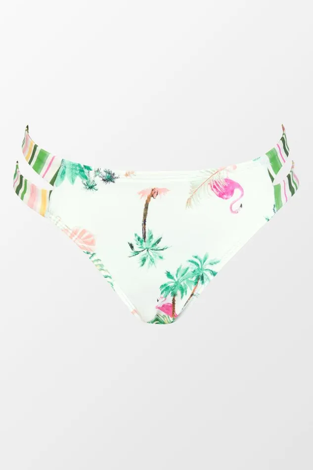 Women Bikini Bottoms Cupshe Palm Beach Strappy Hipster Bottom Multicolor