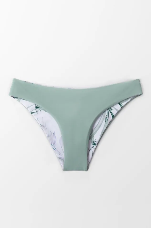 Women Bikini Bottoms Cupshe Reversible Low Rise Bikini Bottom Multicolor