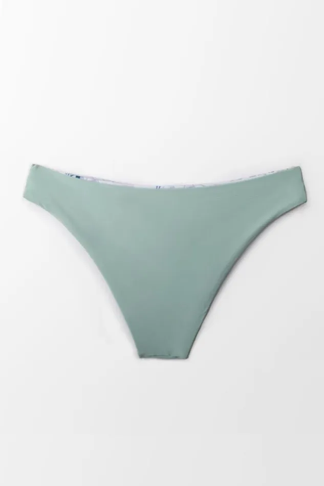 Women Bikini Bottoms Cupshe Reversible Low Rise Bikini Bottom Multicolor