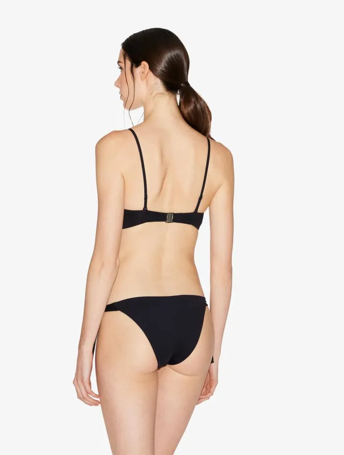 Women Bikinis La Perla Bandeau Bikini Top In Black With Beading