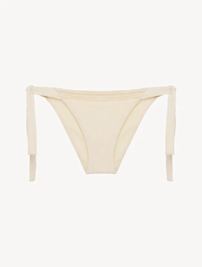 Women Bikinis La Perla Bikini Brief In Champagne With Beading