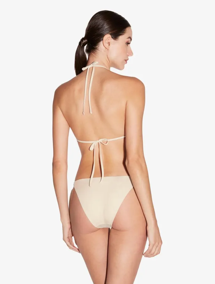 Women Bikinis La Perla Bikini Brief In Champagne With Beading
