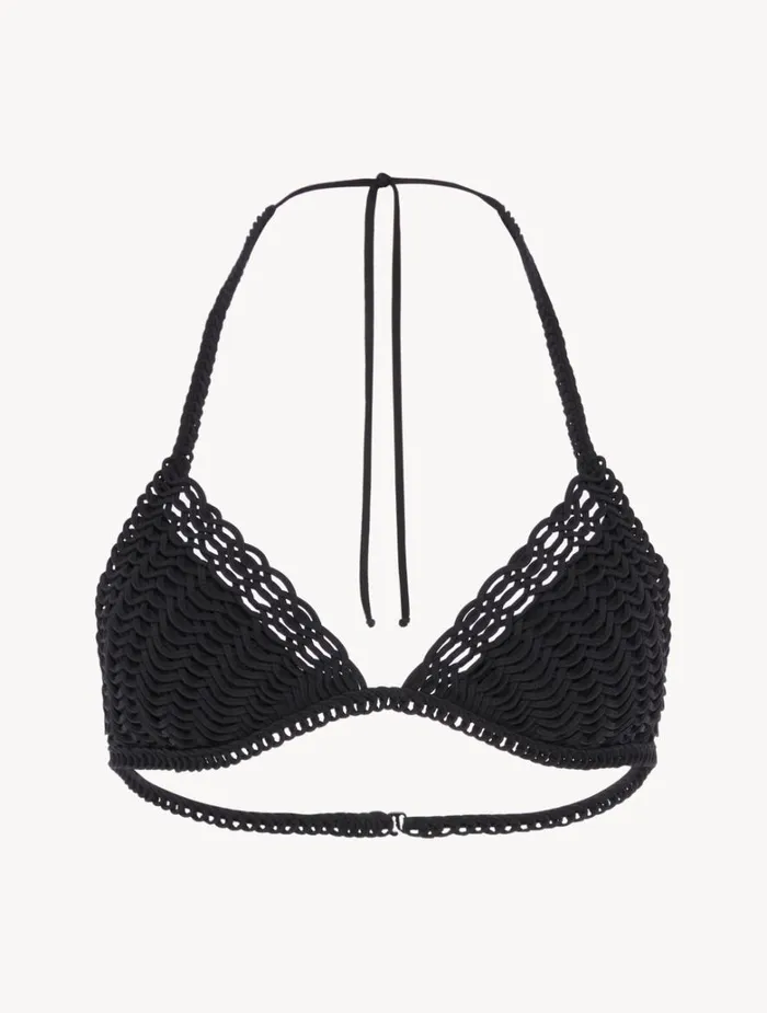 Women Bikinis La Perla Bikini Top In Black With Soutache