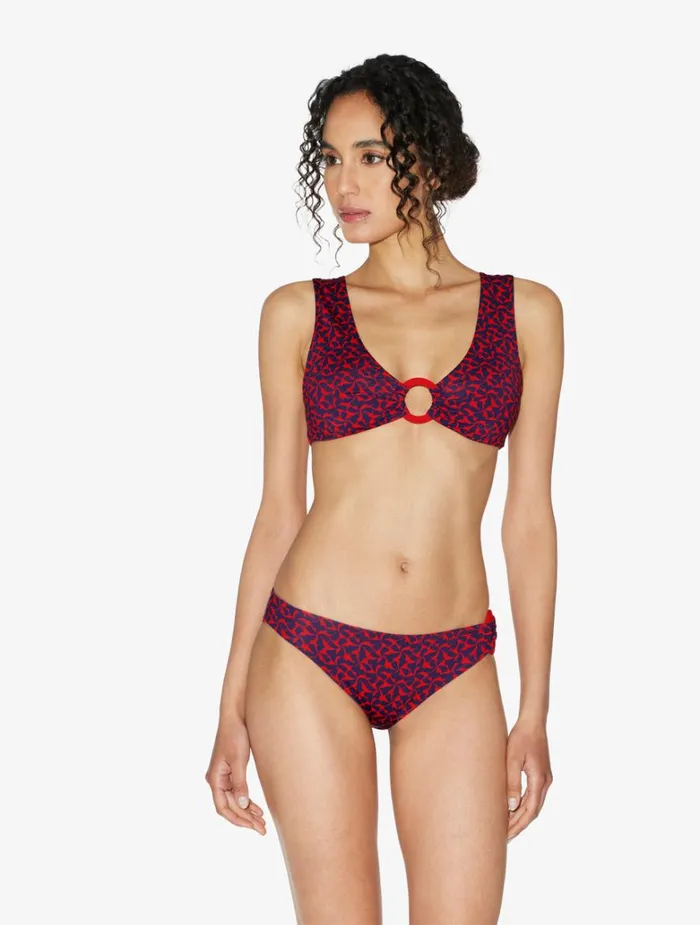 Women Bikinis La Perla Bralette Bikini Top In Red And Blue