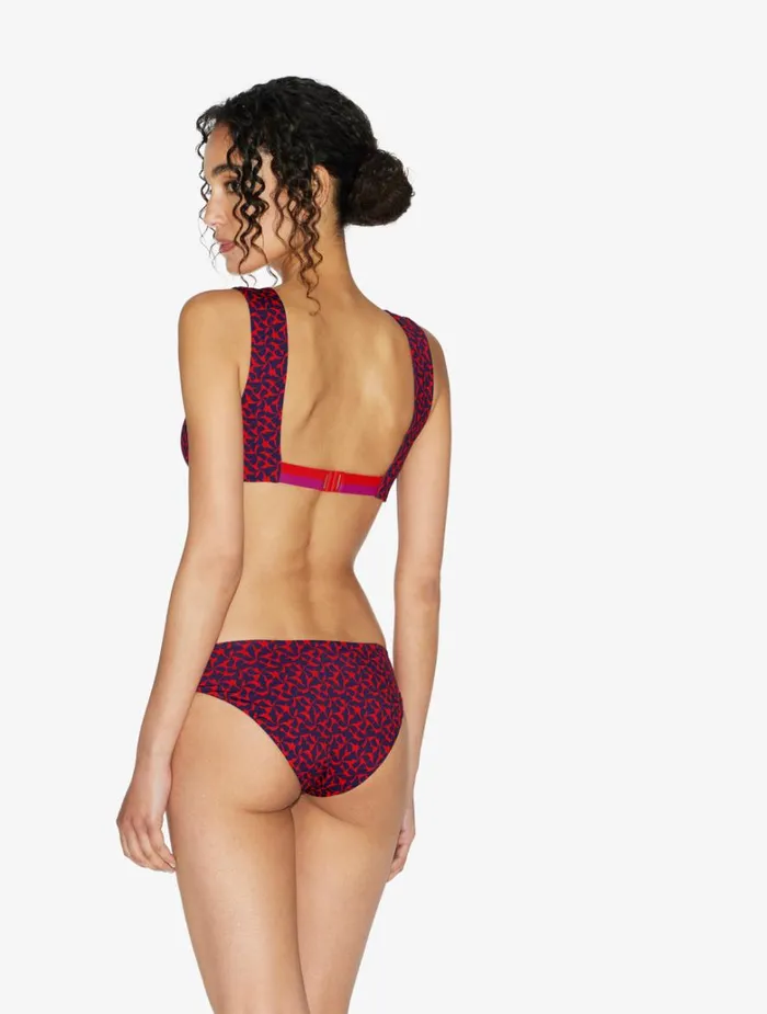 Women Bikinis La Perla Bralette Bikini Top In Red And Blue