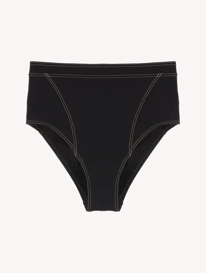 Women Bikinis La Perla High Waisted Bikini Brief In Black