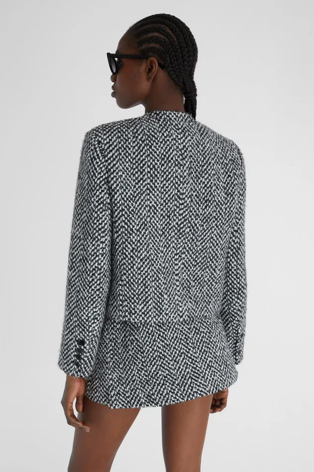 Women Blazers Ermanno Scervino Designer Short Singlebreasted Boucl Jacket 8211 Ermanno Scervino Print