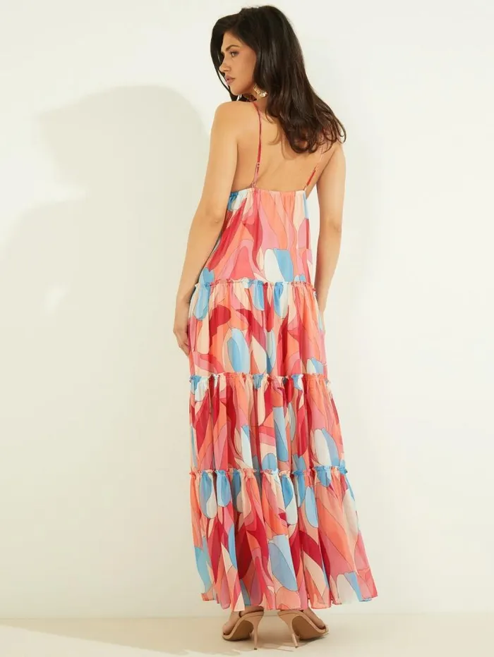 Women Bold Bloom Maxi Dress Bold Bloom Marciano Dresses Women Bold Bloom Maxi Dress Bold Bloom Marciano Dresses
