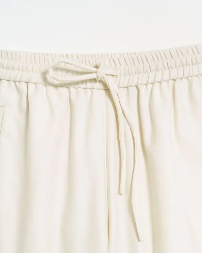 Women Bottoms Billy Reid Wool Track Pant Cream