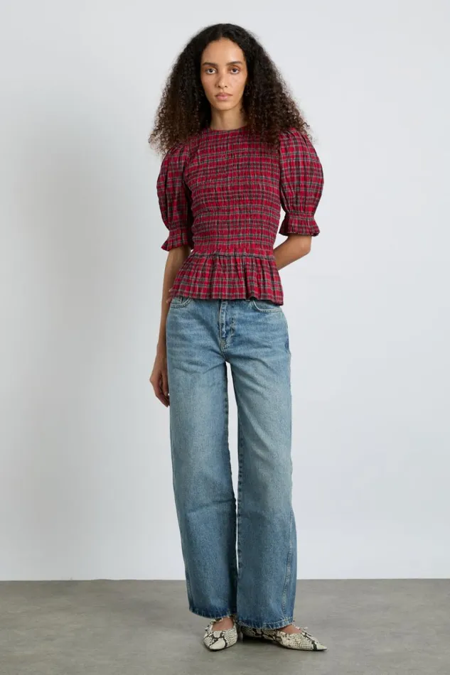 Women Bottoms Damson Madder Dion Jeans 8211 Vintage Wash
