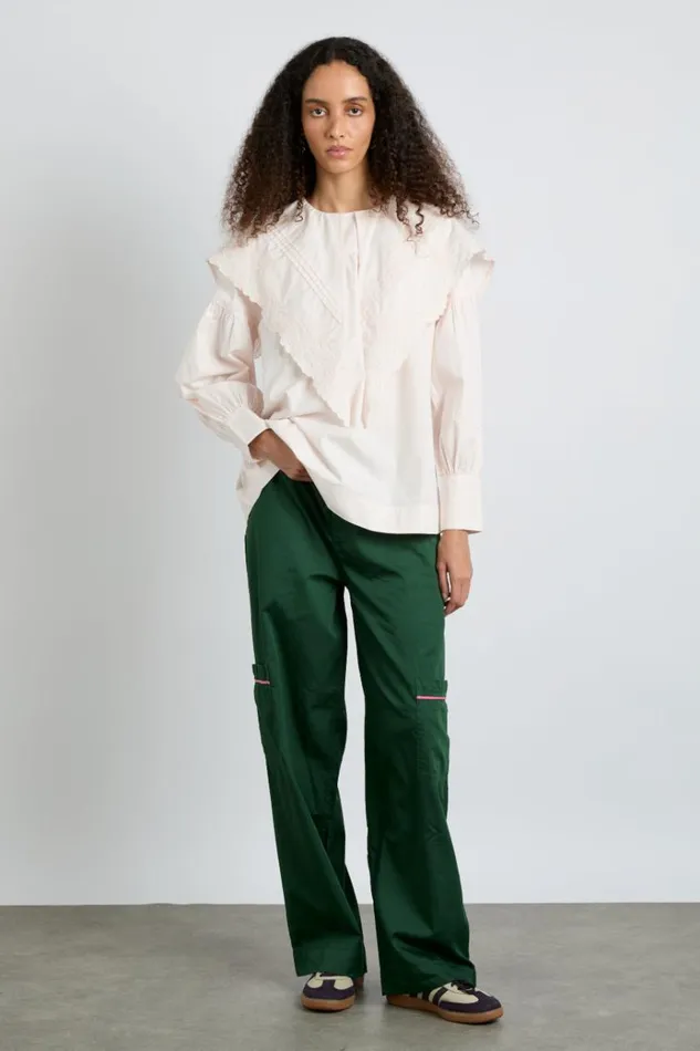 Women Bottoms Damson Madder Harrison Trousers 8211 Green