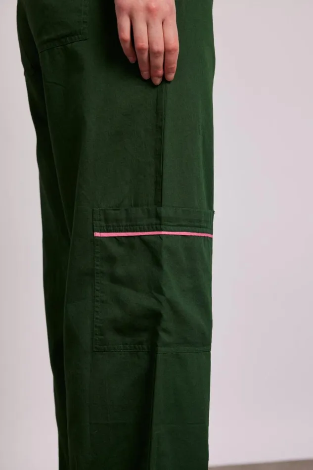 Women Bottoms Damson Madder Harrison Trousers 8211 Green