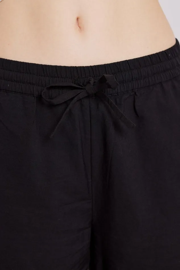 Women Bottoms Damson Madder Lana Trousers 8211 Black Broderie