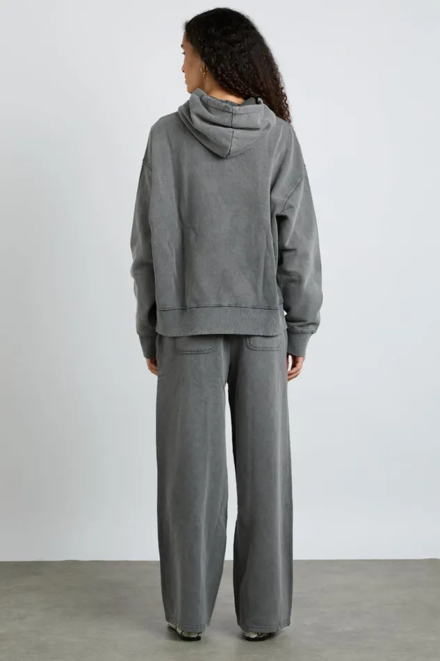 Women Bottoms Damson Madder Rafe Jogger 8211 Grey Wash