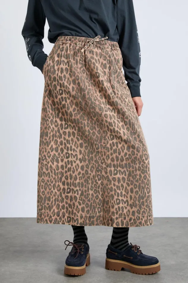 Women Bottoms Damson Madder Rafe Skirt 8211 Leopard
