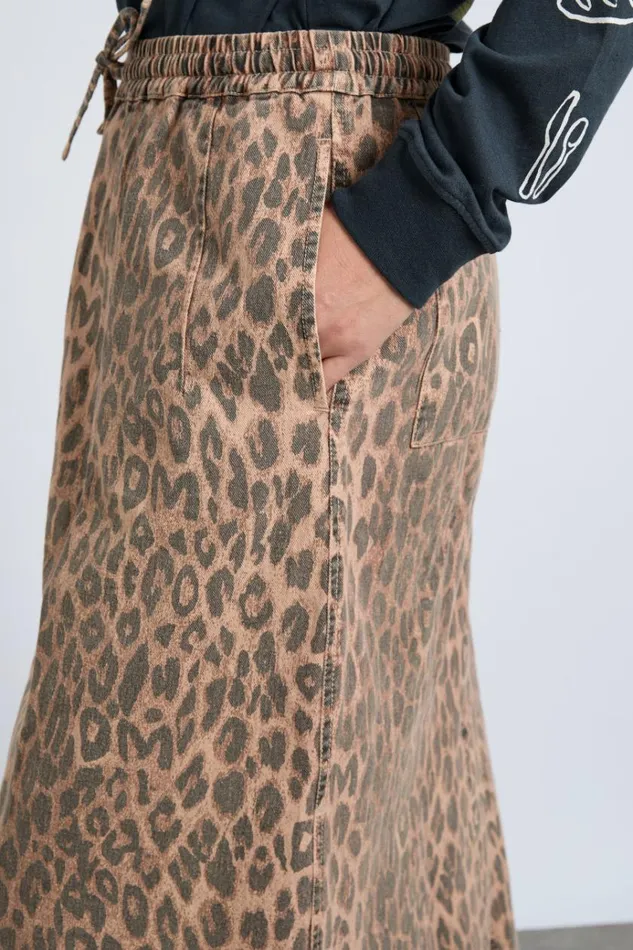 Women Bottoms Damson Madder Rafe Skirt 8211 Leopard
