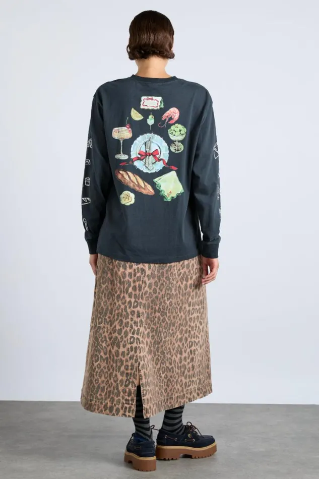 Women Bottoms Damson Madder Rafe Skirt 8211 Leopard