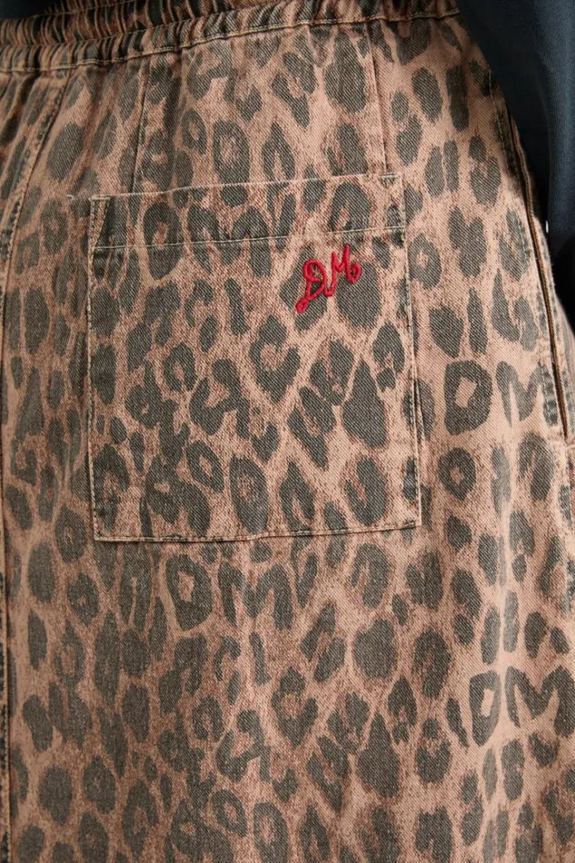 Women Bottoms Damson Madder Rafe Skirt 8211 Leopard