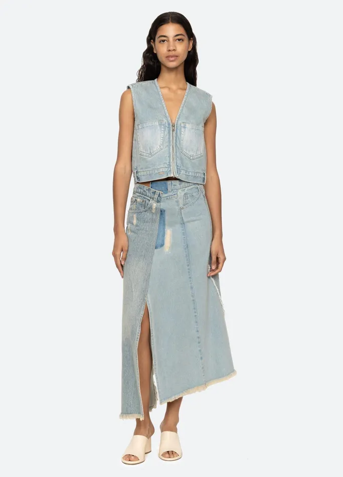 Women Bottoms Sea New York Alba Skirt Blue