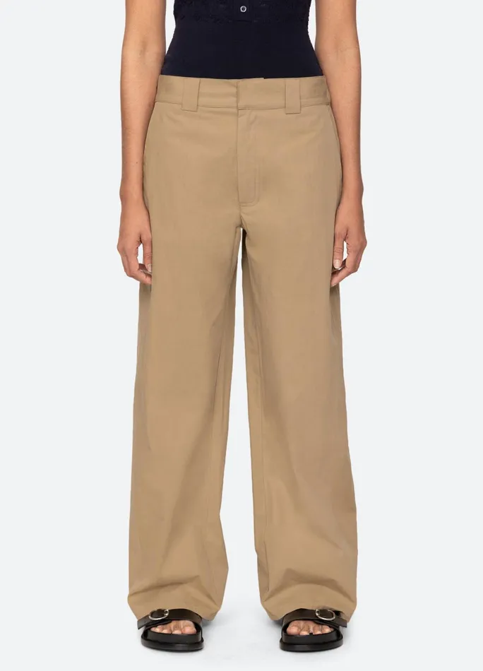Women Bottoms Sea New York Belle Pants Khaki