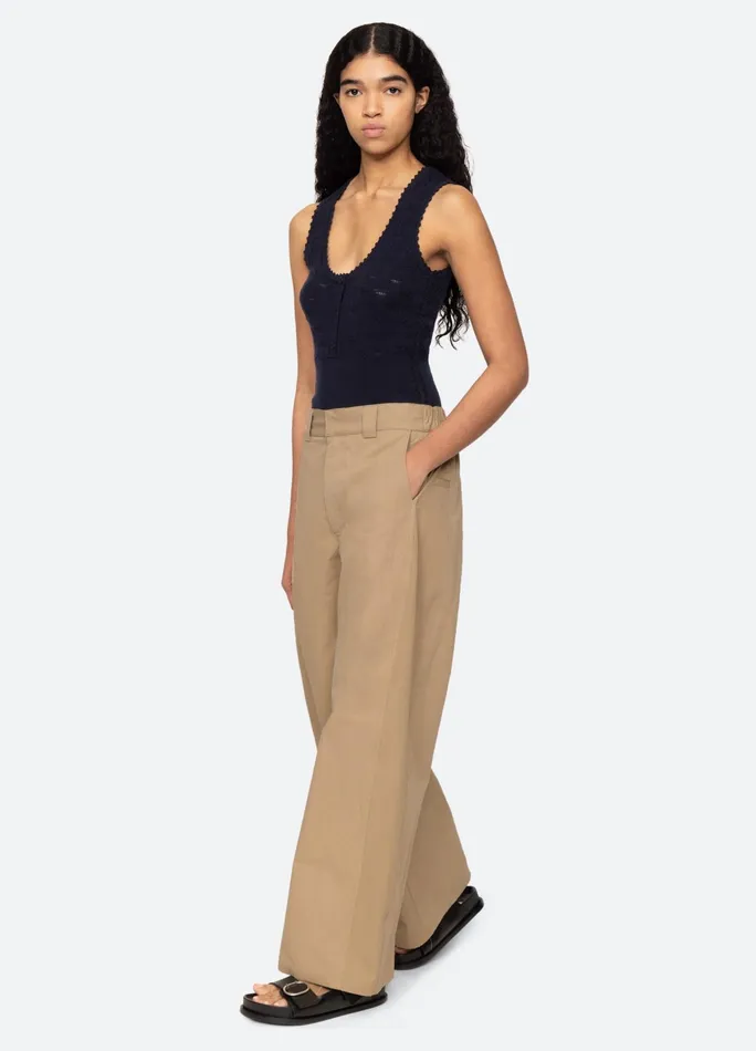 Women Bottoms Sea New York Belle Pants Khaki