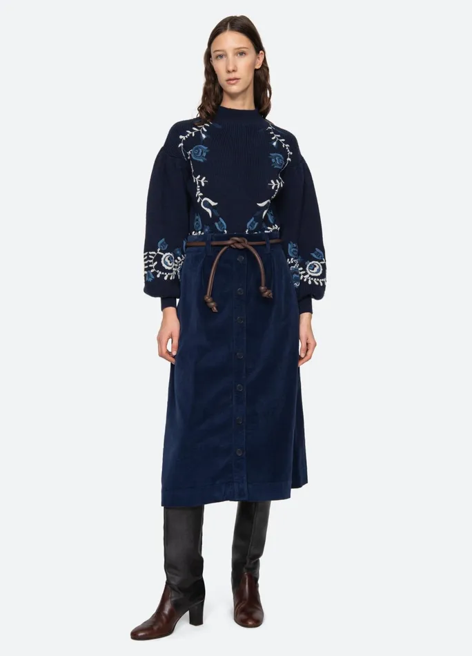 Women Bottoms Sea New York Carine Skirt Blue