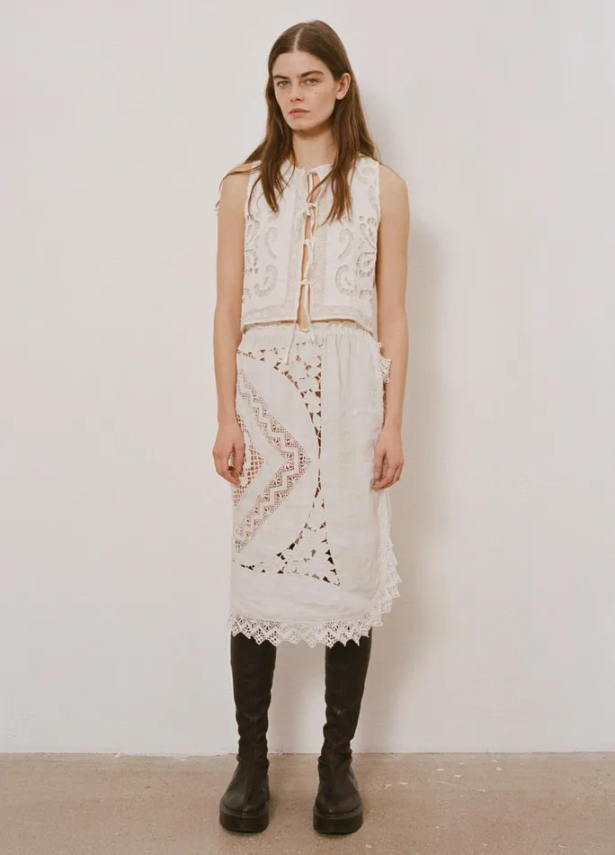 Women Bottoms Sea New York Edith Skirt White