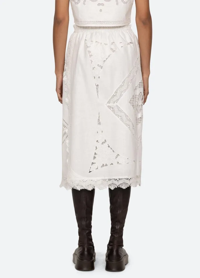 Women Bottoms Sea New York Edith Skirt White