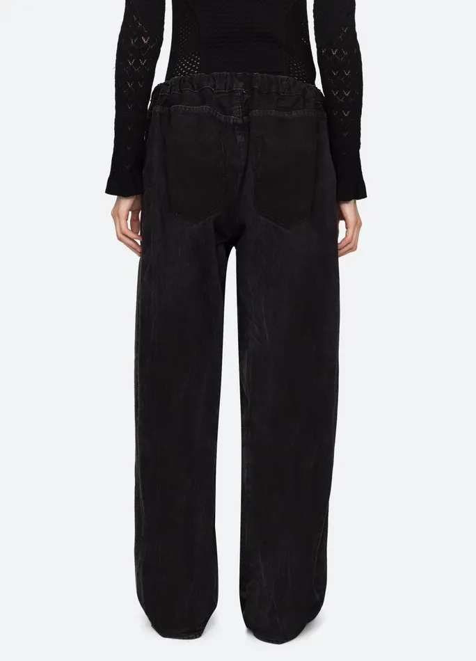 Women Bottoms Sea New York Elena Pants Black