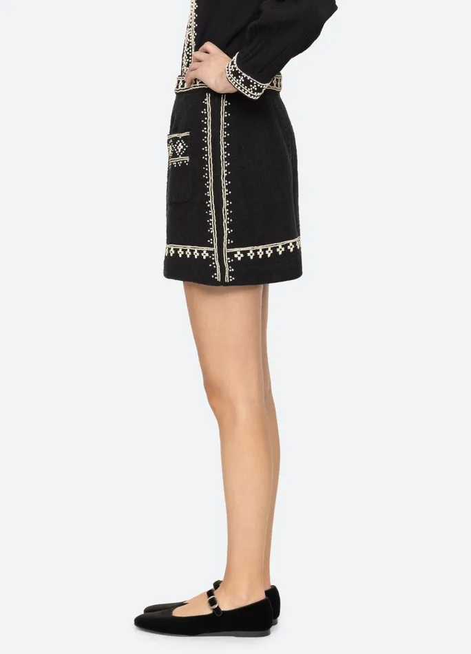 Women Bottoms Sea New York Mille Skirt Black