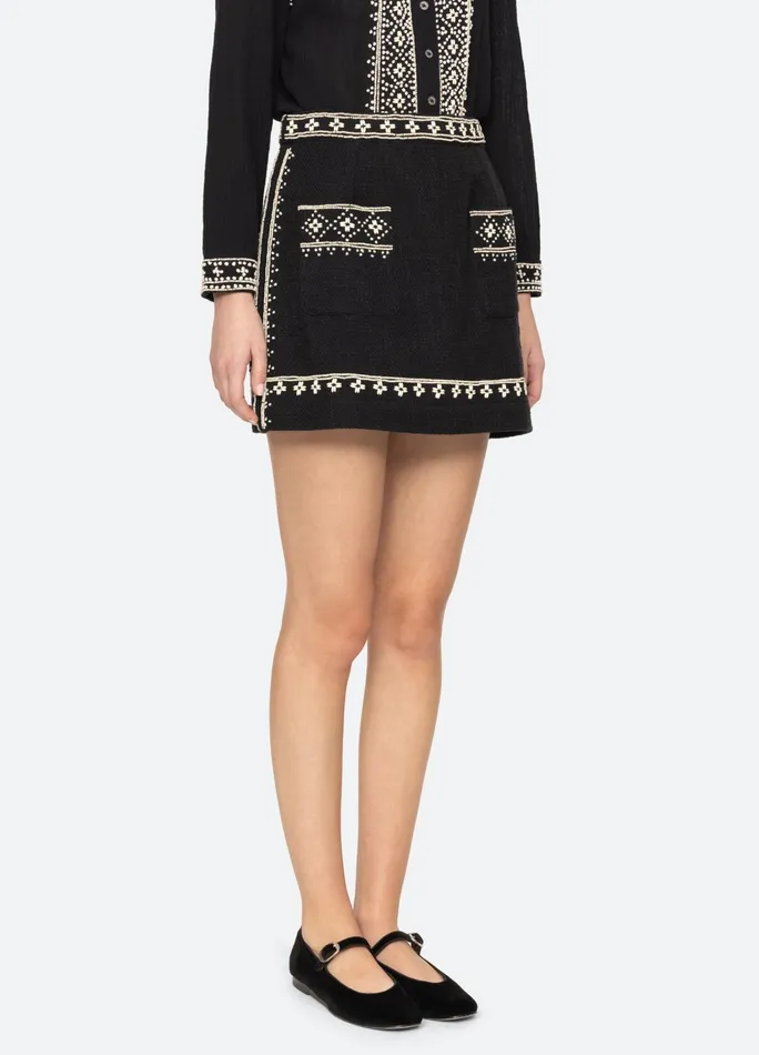 Women Bottoms Sea New York Mille Skirt Black