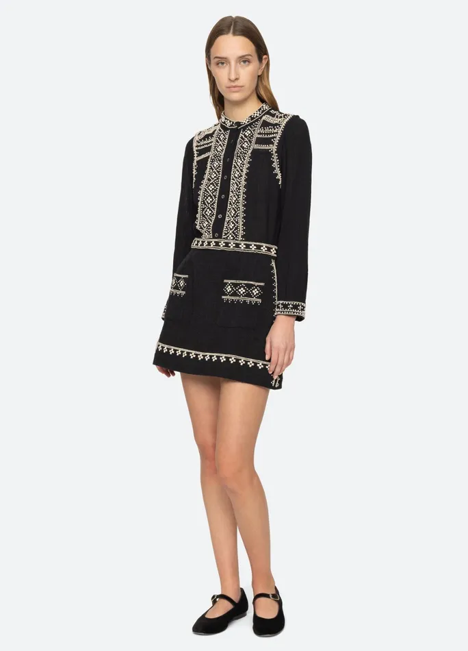 Women Bottoms Sea New York Mille Skirt Black