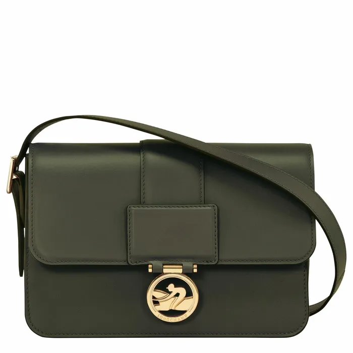 Women BoxTrot M Crossbody Bag Khaki Longchamp Crossbody Bags