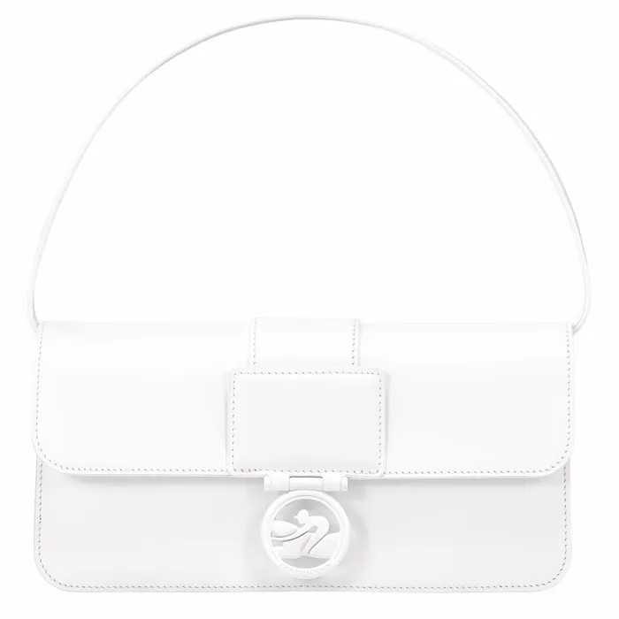 Women BoxTrot M Shoulder Bag White Longchamp Shoulder Bags
