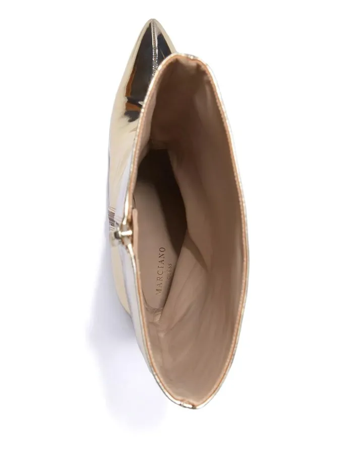 Women Brandy KneeHigh Boot Gold2 Marciano Shoes